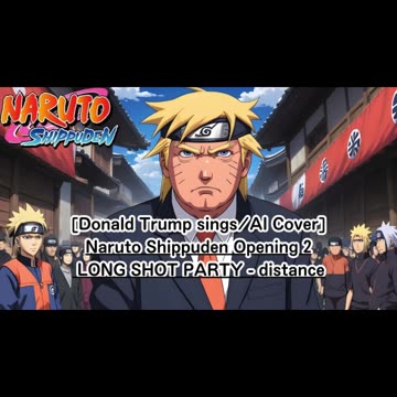[Donald Trump sings/AI Cover] Naruto:Shippuden Opening 3 Ikimono-Gakari - Blue Bird