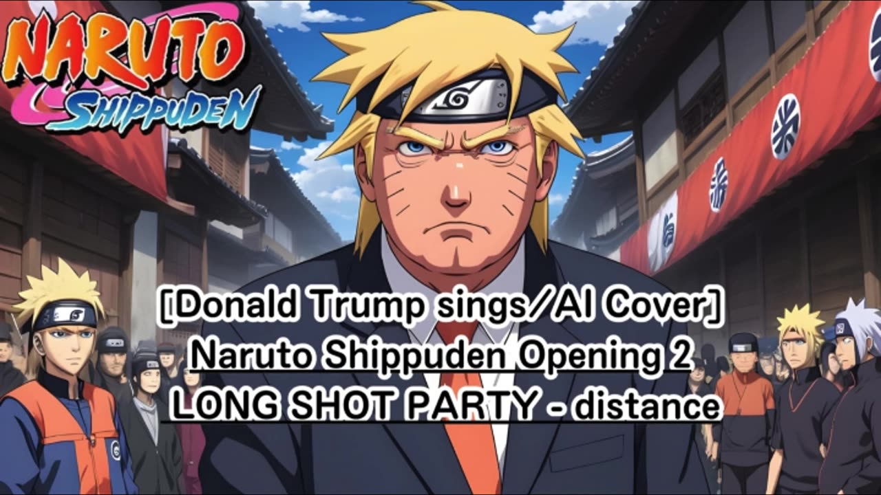 [Donald Trump sings/AI Cover] Naruto:Shippuden Opening 3 Ikimono-Gakari - Blue Bird