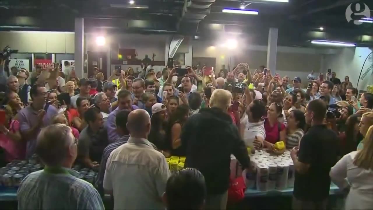 Trump throws paper towels on hurricane victims, withholds $20 billion in relief for Puerto Rico