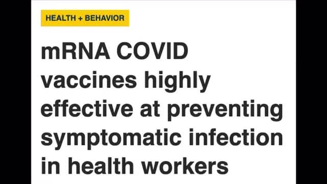 If the vaccines do not provide immunity, how can they provide a population herd immunity❓