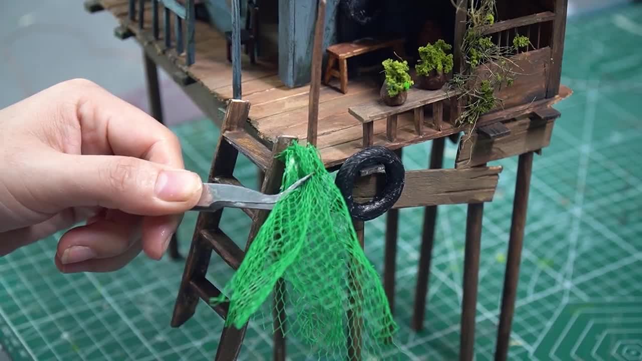 Fishing Village Guard Diorama