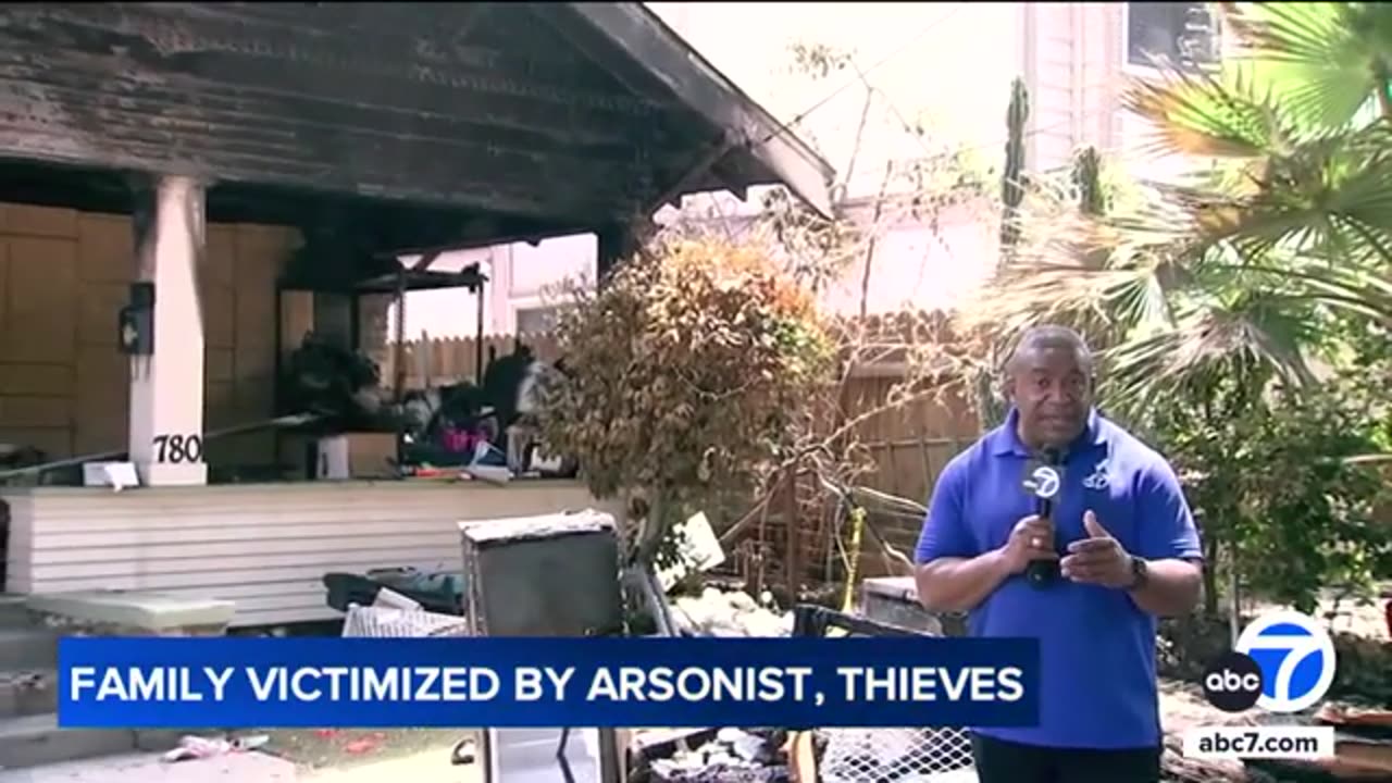 'It makes me feel angry and powerless:' Pasadena family's home targeted by arsonist and thieves