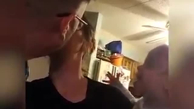 KID GETS JEALOUS WHEN THEY SEE THEIIR PARENTS KISS