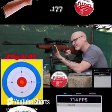 Ruger Air Hawk .177 20 yard 5 shot group JSB 10.34gn