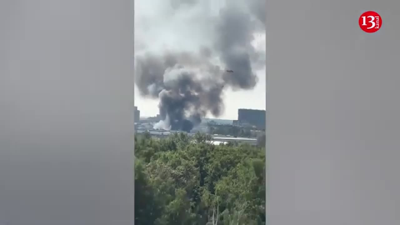 Strong fire in military equipment manufacturing factory in Moscow- Helicopters brought to area