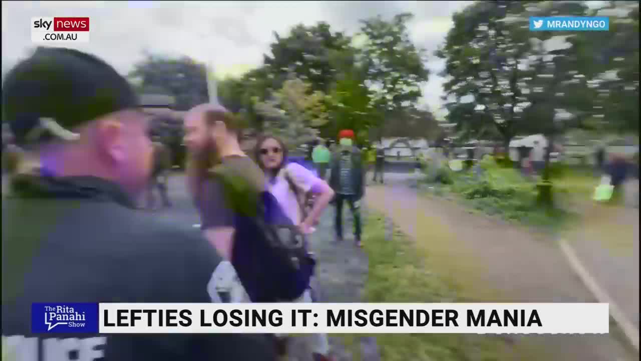 'Leftie loses it' after being misgendered