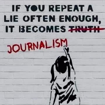 Lie becomes Journalism