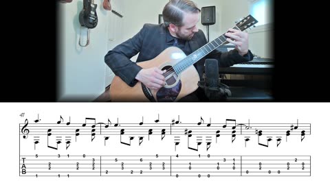 Fly Me to the Moon - Fingerstyle Guitar Lesson (Sheet Music + TAB)