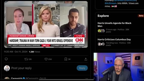 CNN Host Goes Quiet As Reporter CALLS OUT Israeli Genocide | The Kyle Kulinski Show
