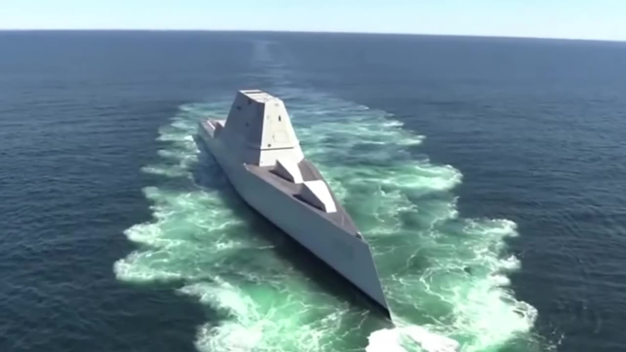 US Navy Stealth Destroyer USS Zumwalt