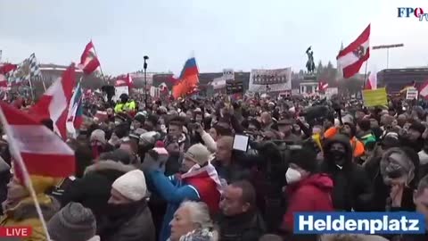 Kickl Demo Österreich Heldenplatz