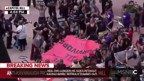 kavanaugh protestors storm capitol