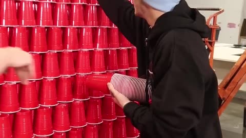 World’s Largest Cup Tower