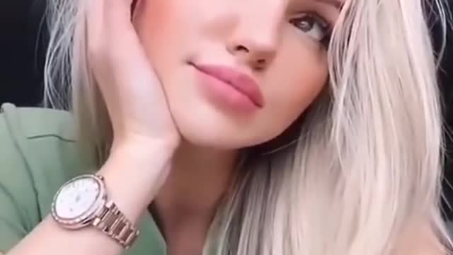 Funny cute girl