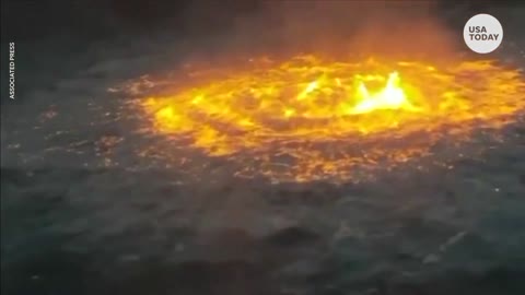 Gas pipeline fire boils underwater in the Gulf of Mexico | USA TODAY