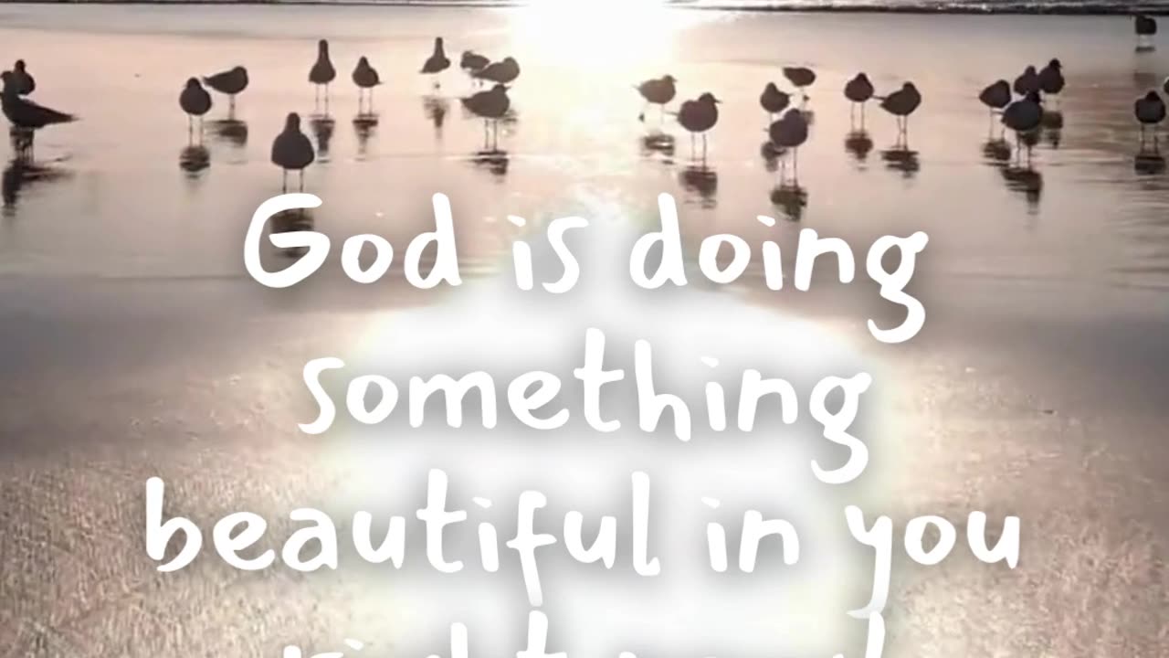 God is working something new in your life today.