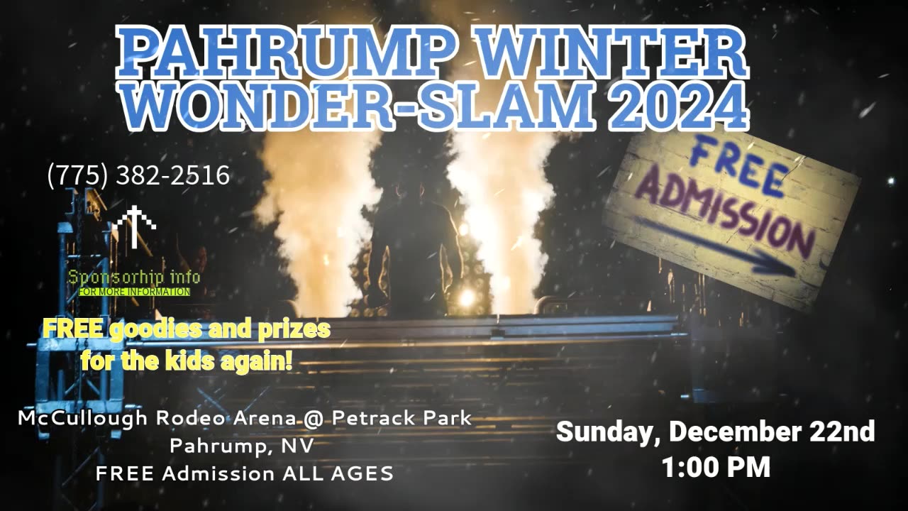 Winter Wonder Slam II headed to Pahrump December 22nd! FREE EVENT!