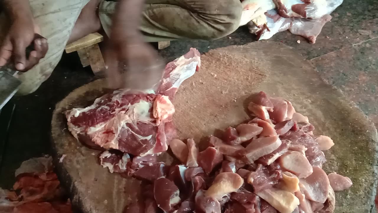 Beef cutting skills India