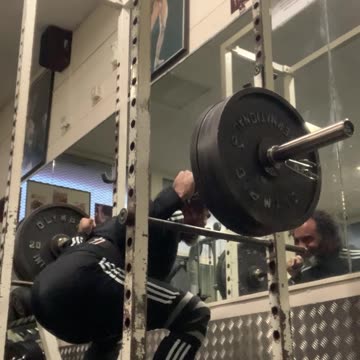 Squat: 180kg at 90% for 1x1