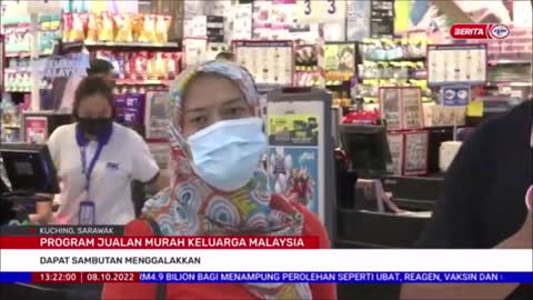 8 OKT 2022 BERITA TGH HARI – PROGRAM JUALAN MURAH KELUARGA MALAYSIA DAPAT SAMBUTAN MENGGALAKKAN