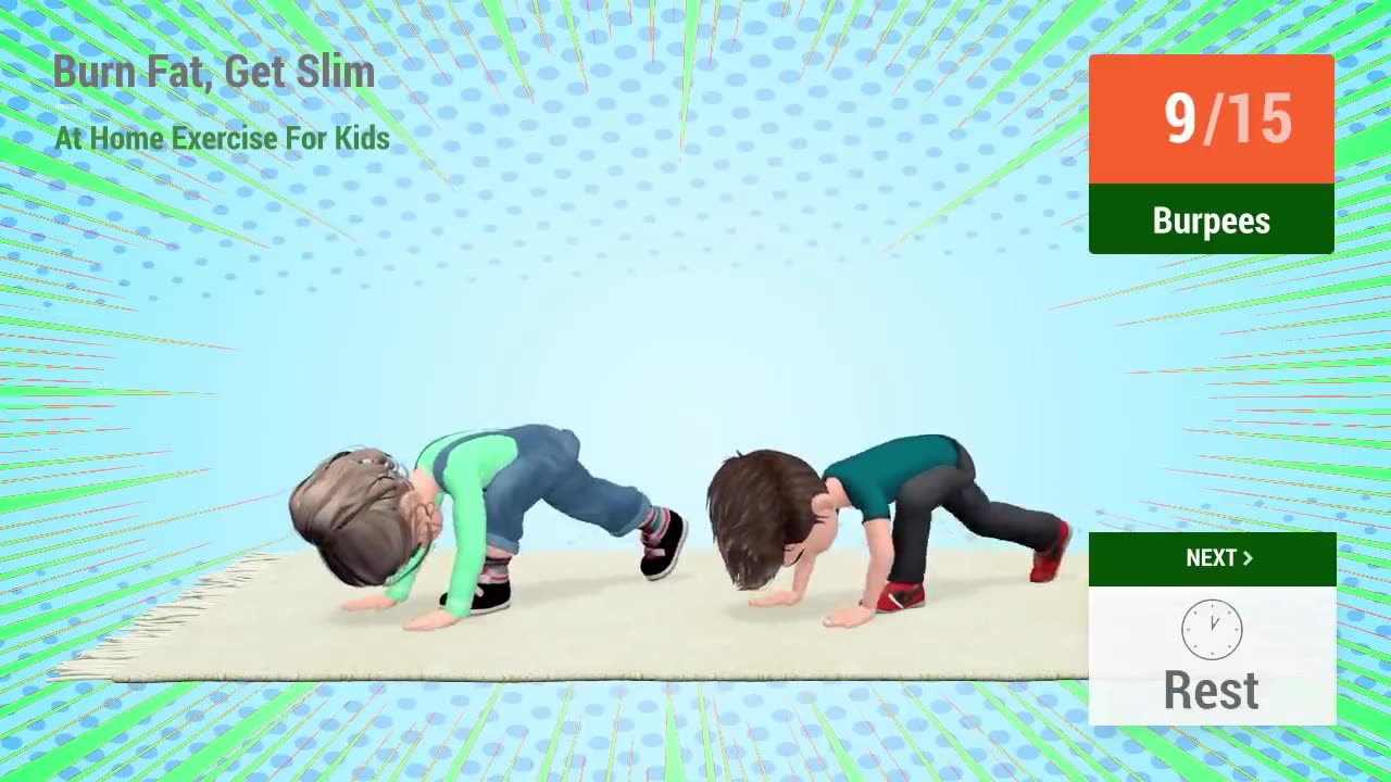 Kids Exercise: Burn Fat and Get Slim