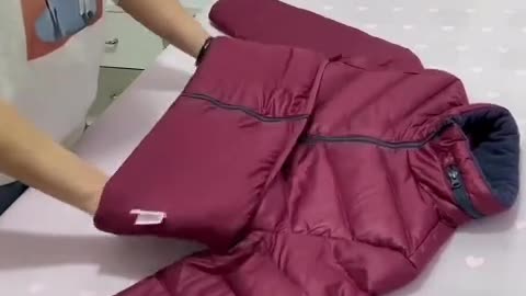 Folding different types clothes