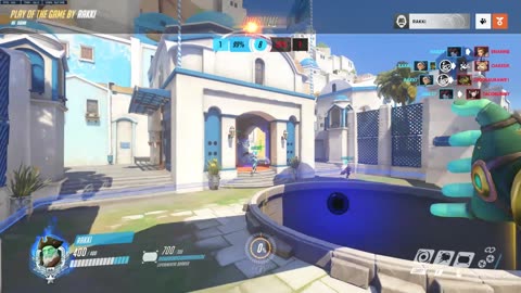 Overwatch Gameplay - Sigma ults Ball into the pit