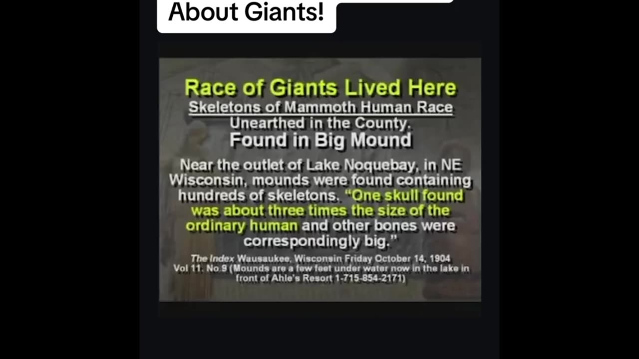 ⚫️Giants or Ante-Diluvian Humans?