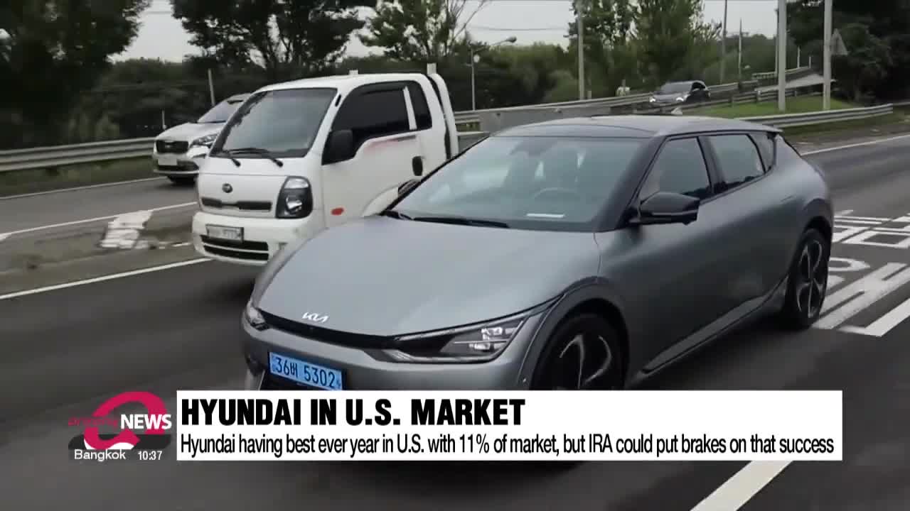 Hyundai having best ever year in U.S. market, but IRA could put brakes on success