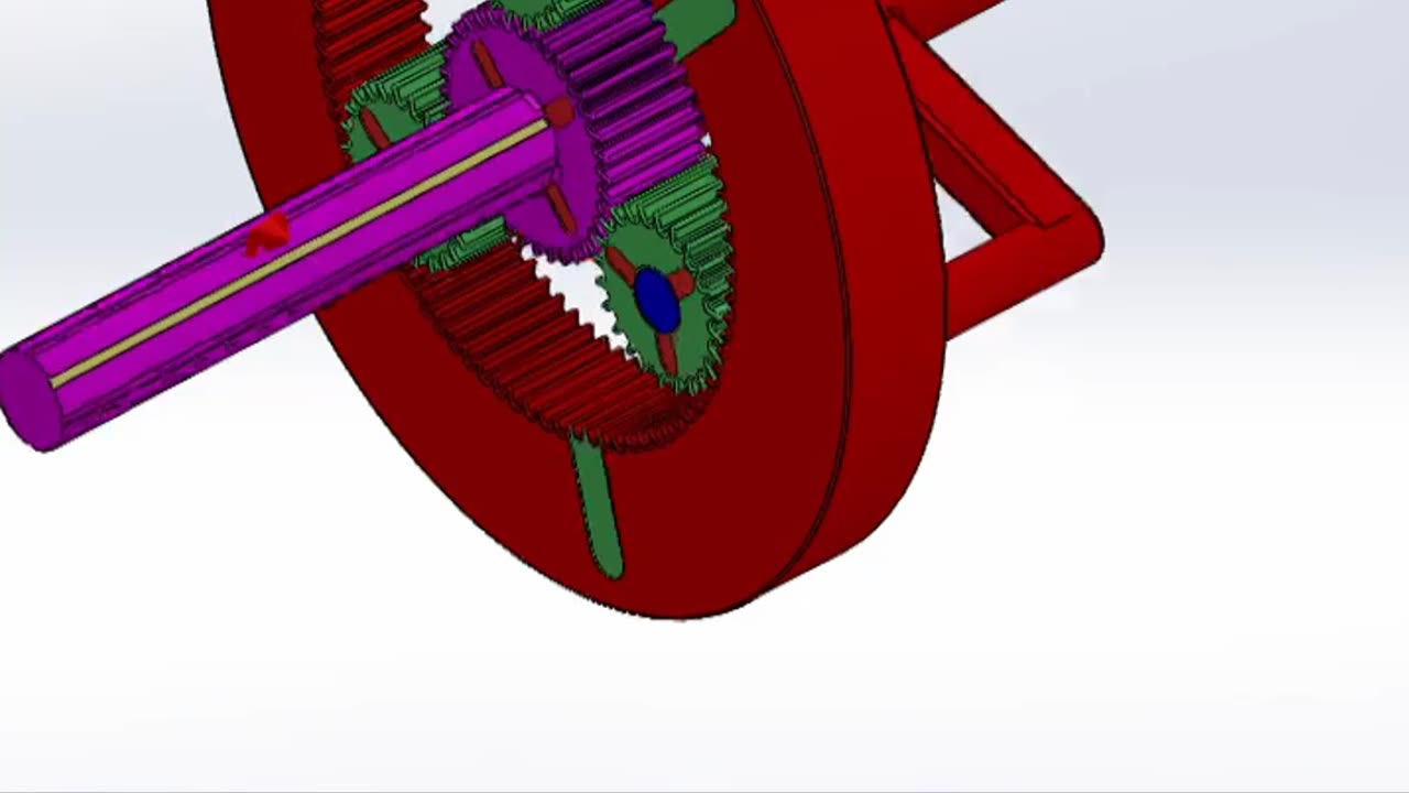 Planetary Gear Assembly and Animation