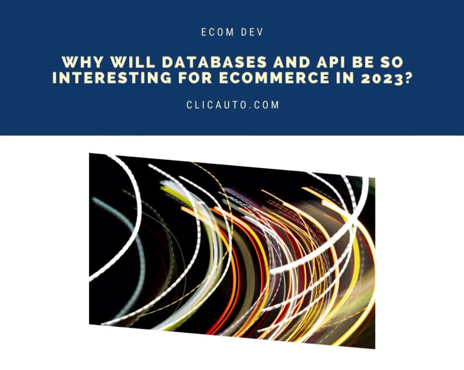 WHY WILL DATABASES AND API BE SO INTERESTING FOR ECOMMERCE IN 2023?