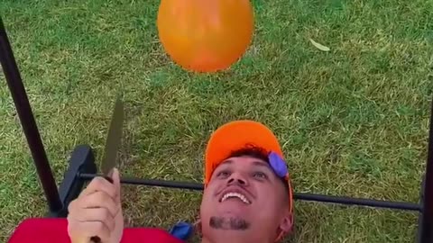 Balloon Pop Roulette! 💦😳 #shorts