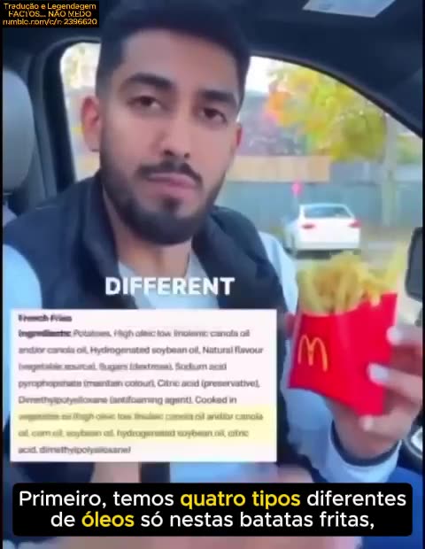 💀😱EIS O QUE HÁ NAS BATATAS FRITAS DA MCDONALD'S💀😱