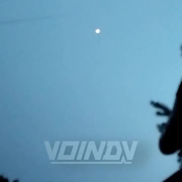 Russian air defense shoots down Ukrainian target. From Autumn season.