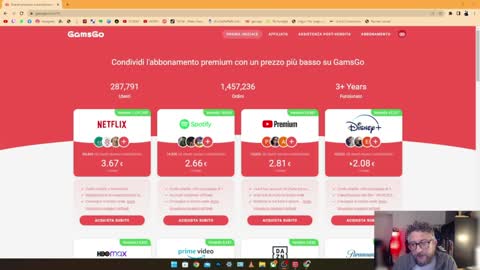 GAMSGO ABBONAMENTI TV A PREZZI BASSISSIMI