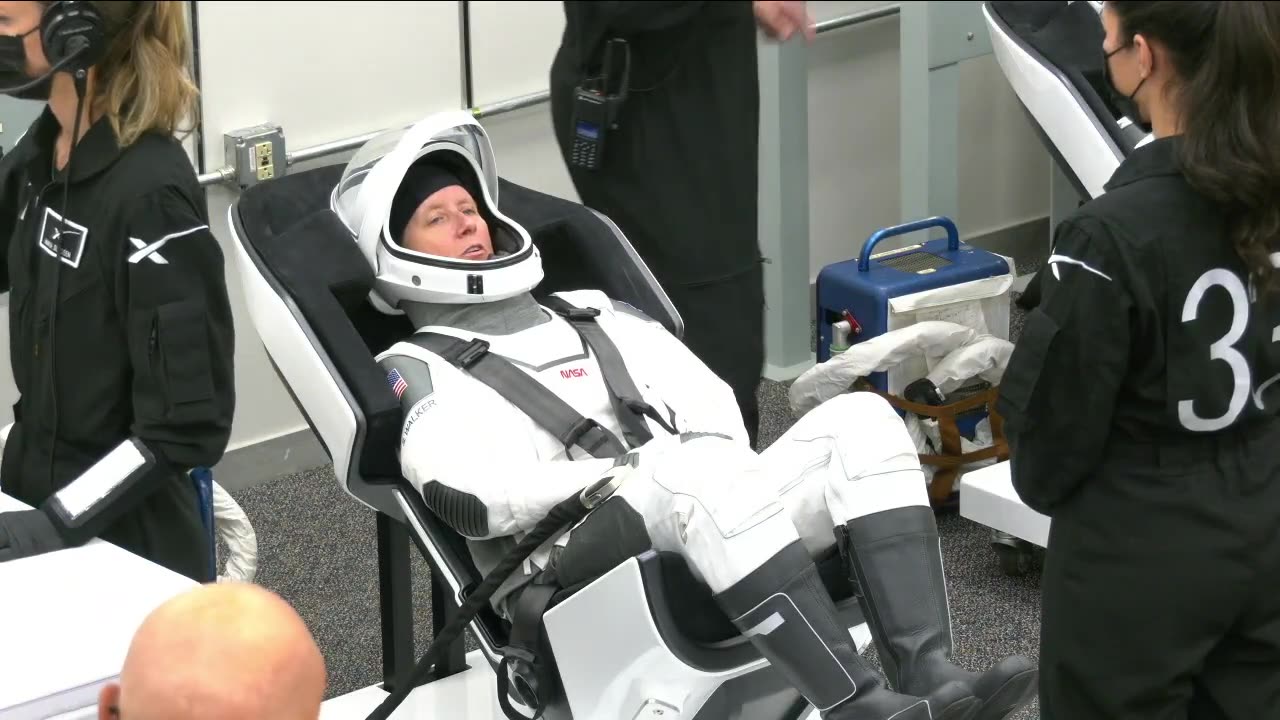 NASA's SpaceX Crew-1 Astronauts Suit Up for Launch