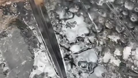 Satisfying Ice Cutting