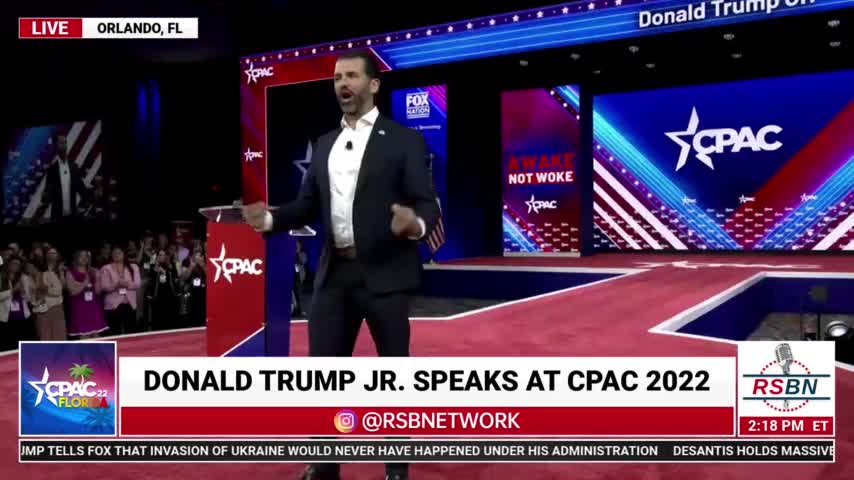 Donald Trump Jr. on CPAC 2022#CPAC2022