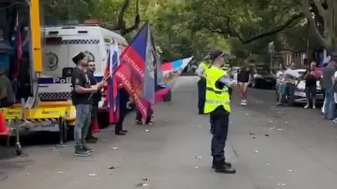 Russian polling station in Sydney, Australia