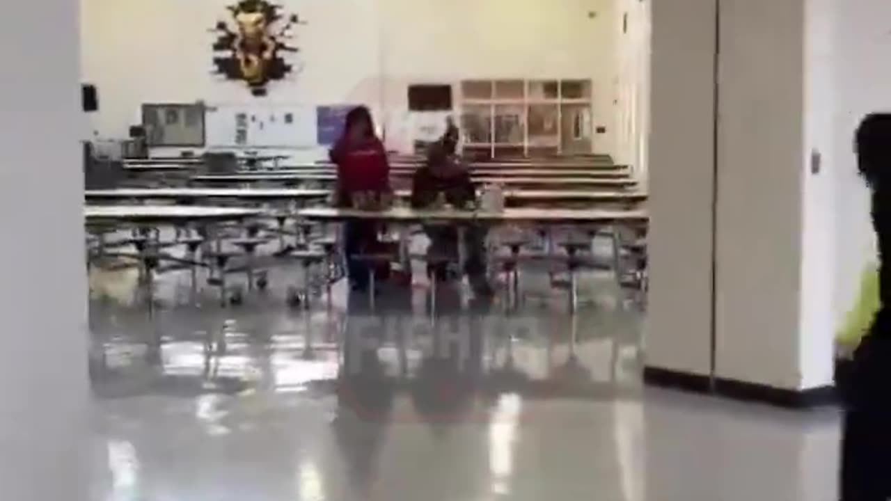 Boy Jumps Girl In School