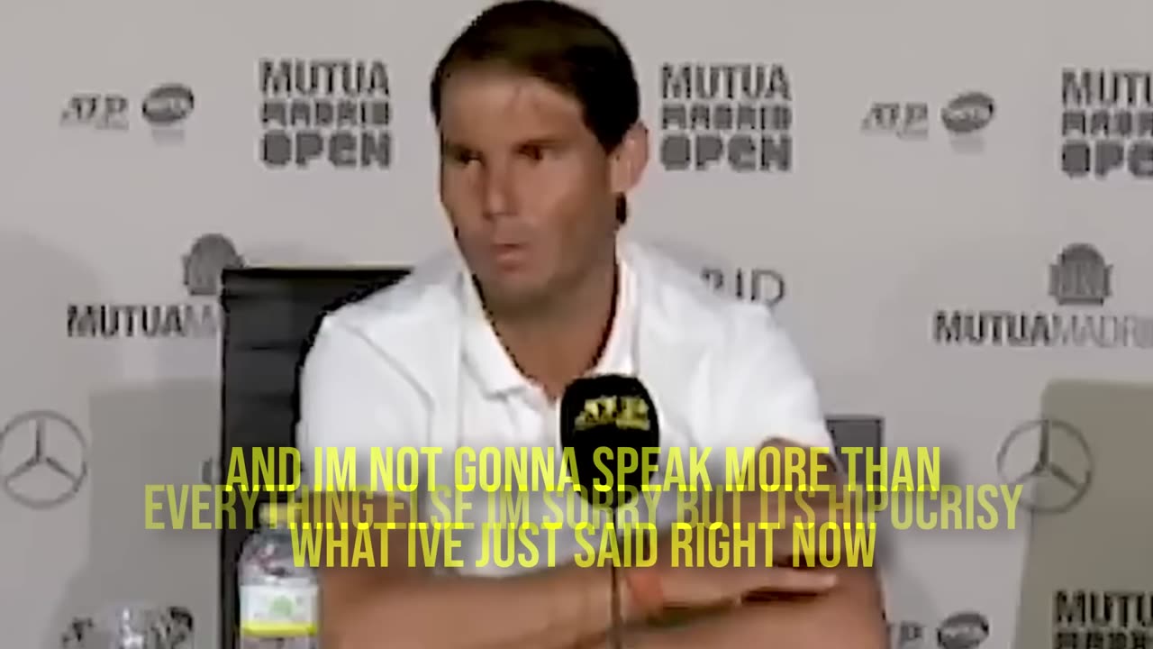 When Rafael Nadal DESTROYED a Feminist Reporter