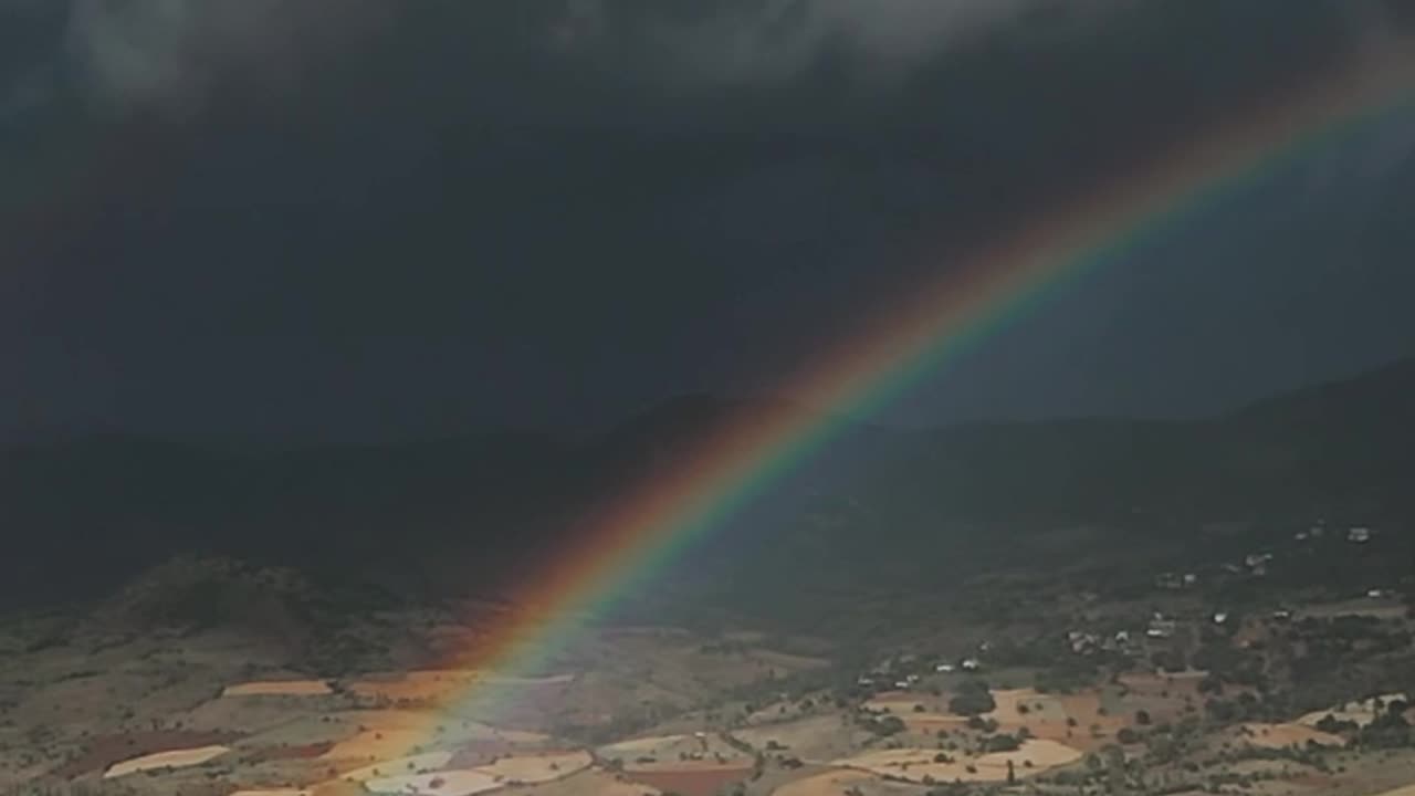 Beautiful scenery and rainbow 🌈