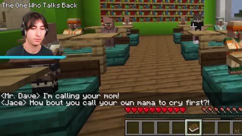 Bad Students portrayed by Minecraft