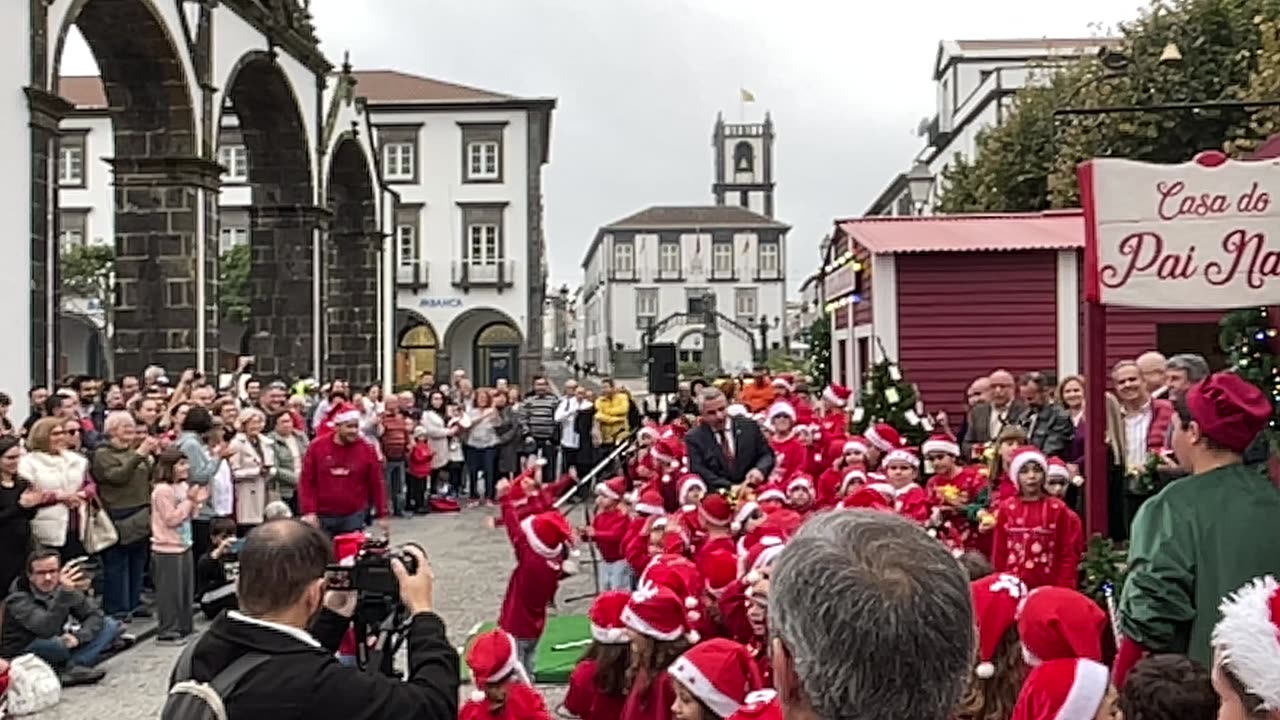 Inauguracao Casa do Pai Natal Ponta Delgada - Sao Miguel Acores Portugal - 24.11.2023