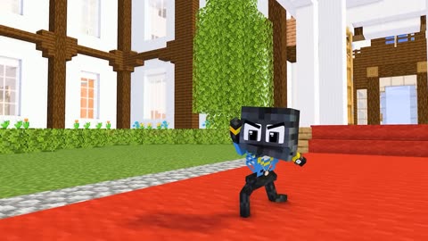 Monster School 1 Day at Home of Baby Zombie - Minecraft Animation