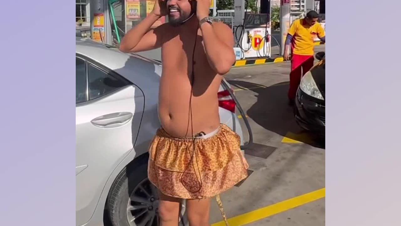 Passive Dancer goes to the gas station and fills customers with Joy