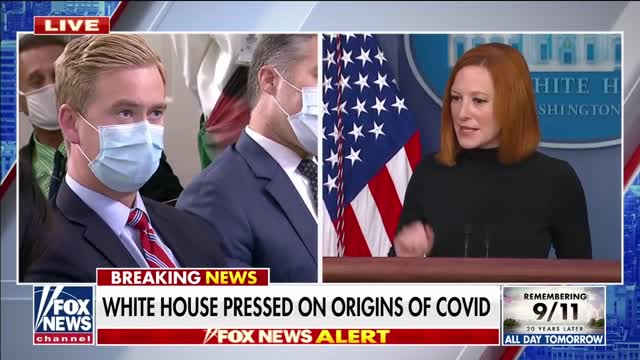 Doocy grills Pskai on Biden's latest vaccine requirement For U.S, Workers But Not Illegals??!!!