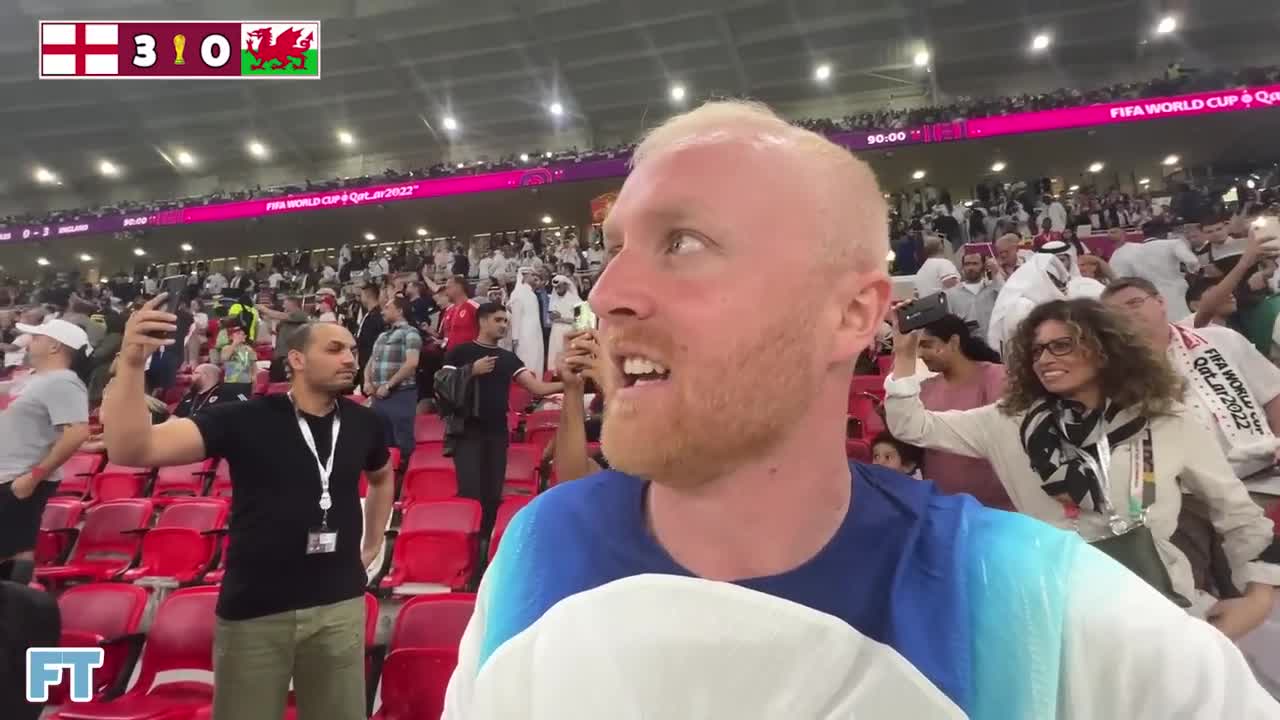 THE MOMENT ENGLAND BEAT WALES in WORLD CUP 2022