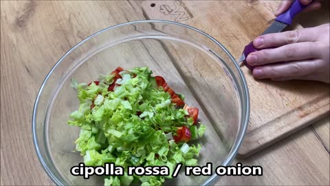 L'insalata Italiana più Gustosa 😱 Non mi stanco mai di mangiare questa Insalata 😊