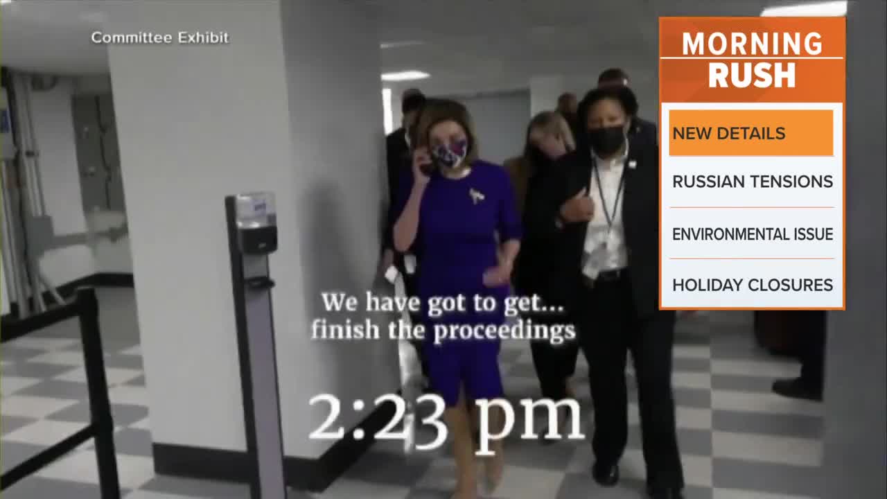 Never-before-seen video from Jan. 6 shows Pelosi, leaders as crisis unfolded